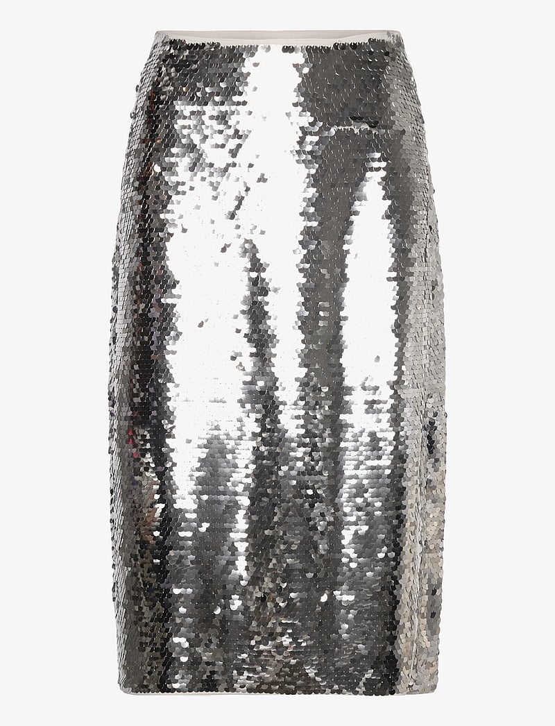 Samsøe Samsøe - Viktoria skirt 15036 - paillet nederdele - silver - 1