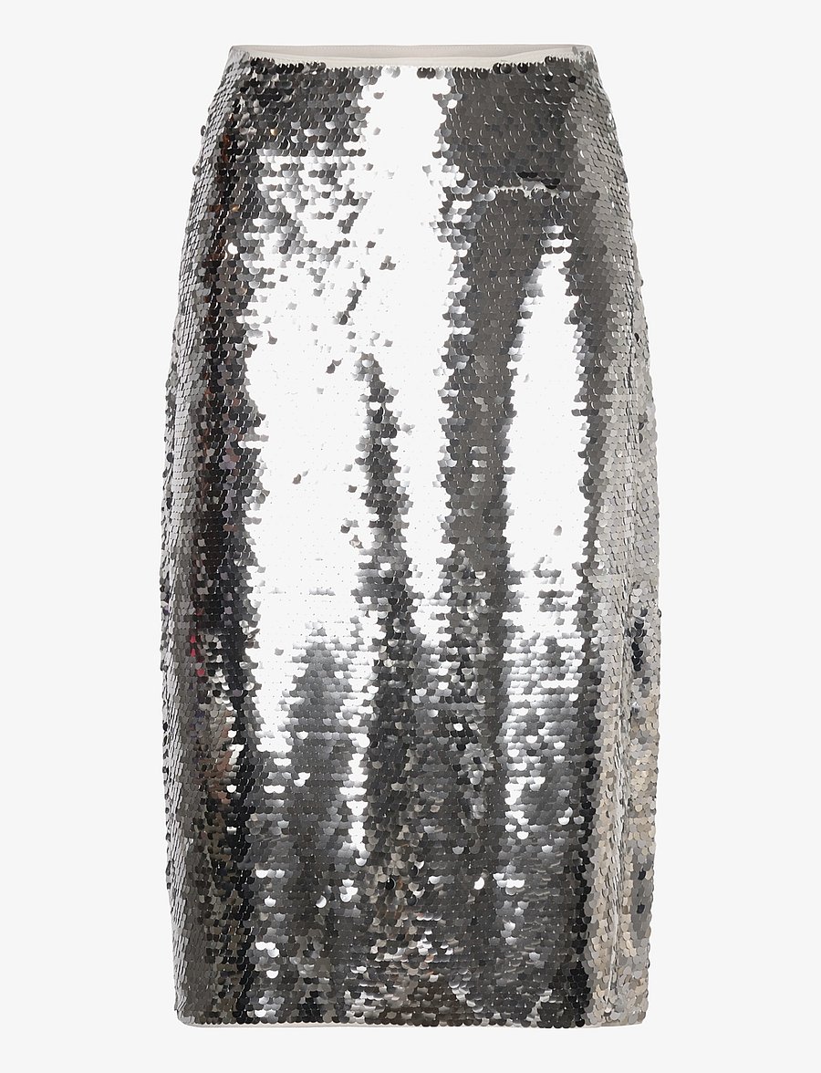 Samsøe Samsøe - Viktoria skirt 15036 - pailletten-röcke - silver - 1