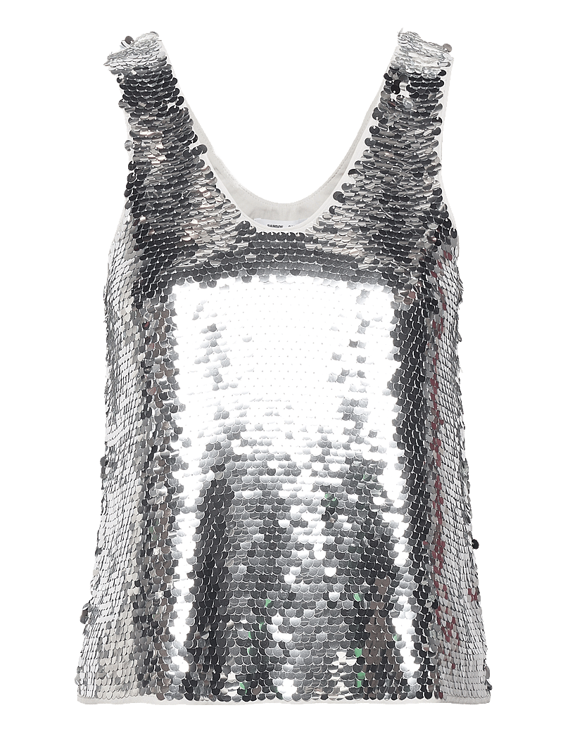 Samsøe Samsøe - Lykke top 15036 - Ärmlösa blusar - silver - 1