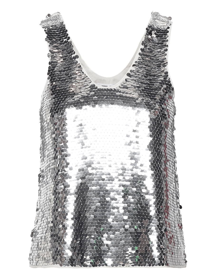 Samsøe Samsøe - Lykke top 15036 - Ärmellose blusen - silver - 1
