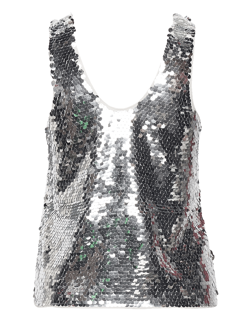 Samsøe Samsøe - Lykke top 15036 - Ärmlösa blusar - silver - 2