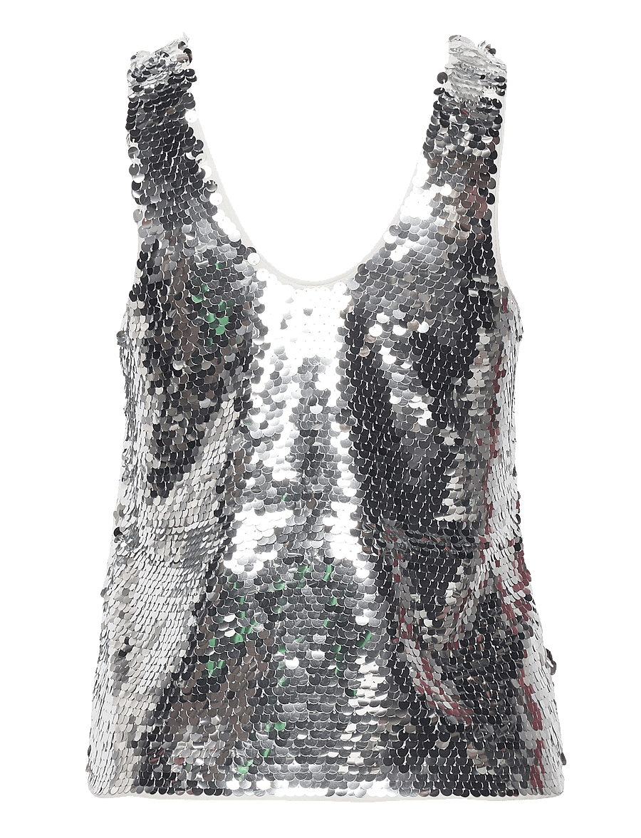 Samsøe Samsøe - Lykke top 15036 - Ärmellose blusen - silver - 2
