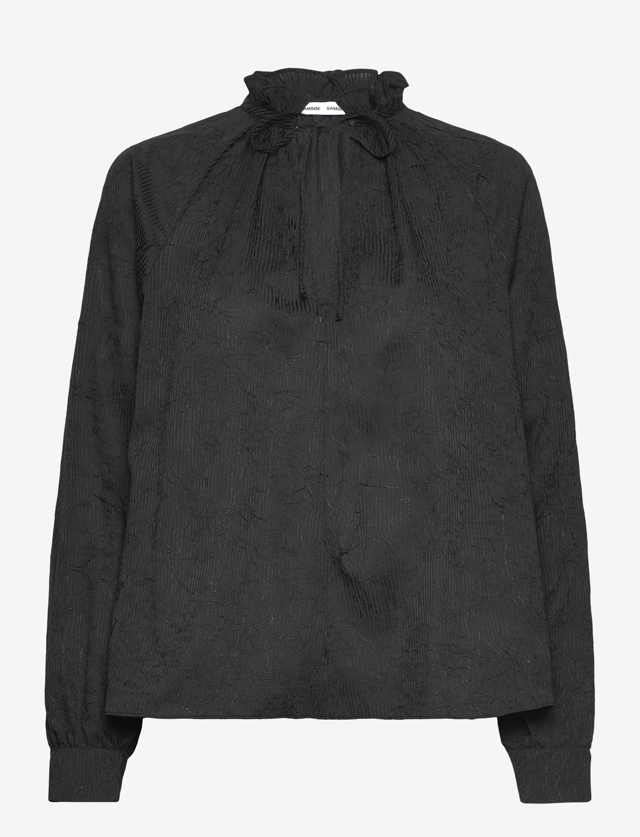 Samsøe Samsøe - Karookhi blouse 15043 - langærmede bluser - black - 0