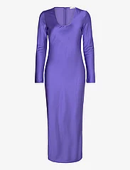 Samsøe Samsøe - Alina u-n dress 15039 - sukienki do kolan i midi - simply purple - 1