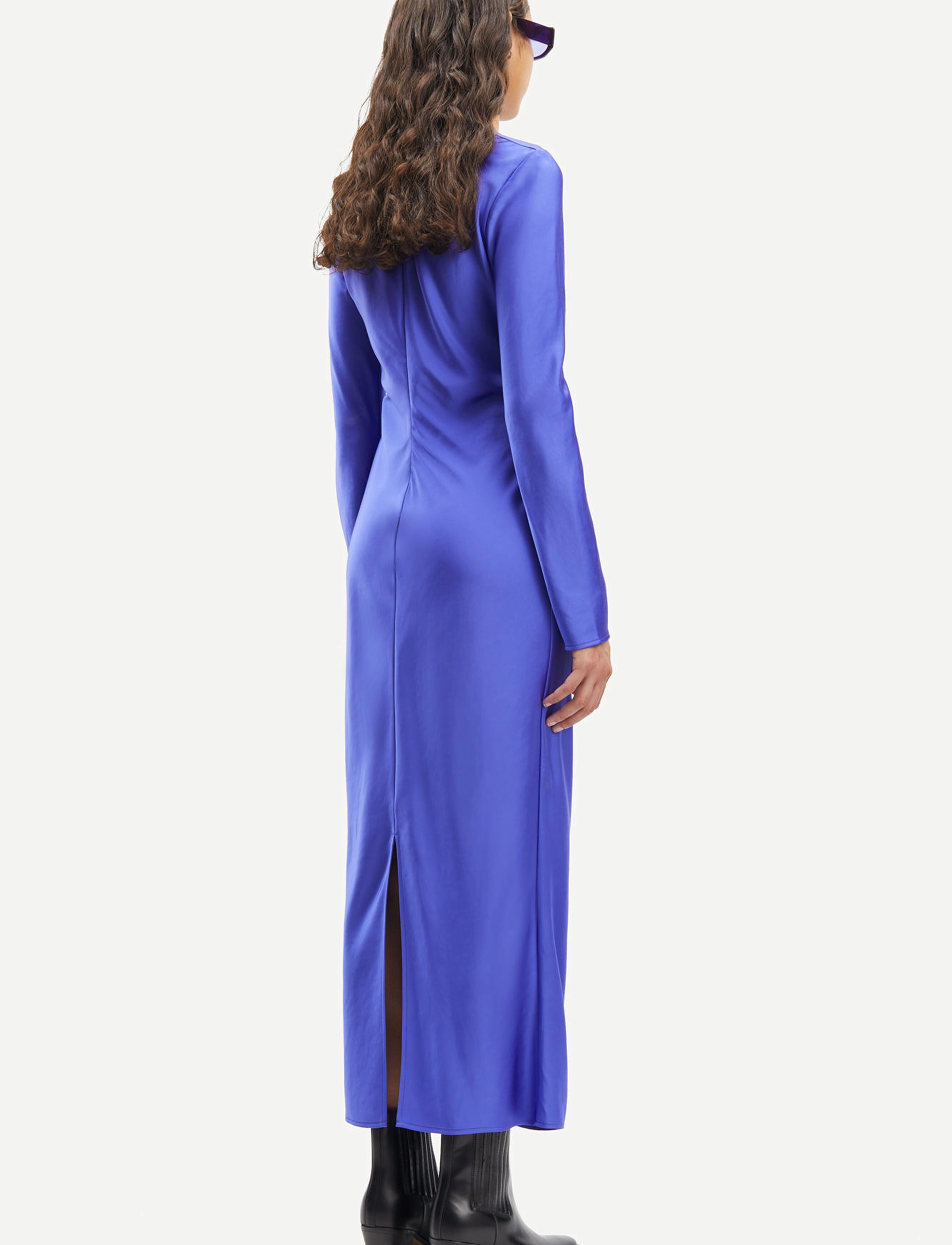 Samsøe Samsøe - Alina u-n dress 15039 - midi kjoler - simply purple - 3