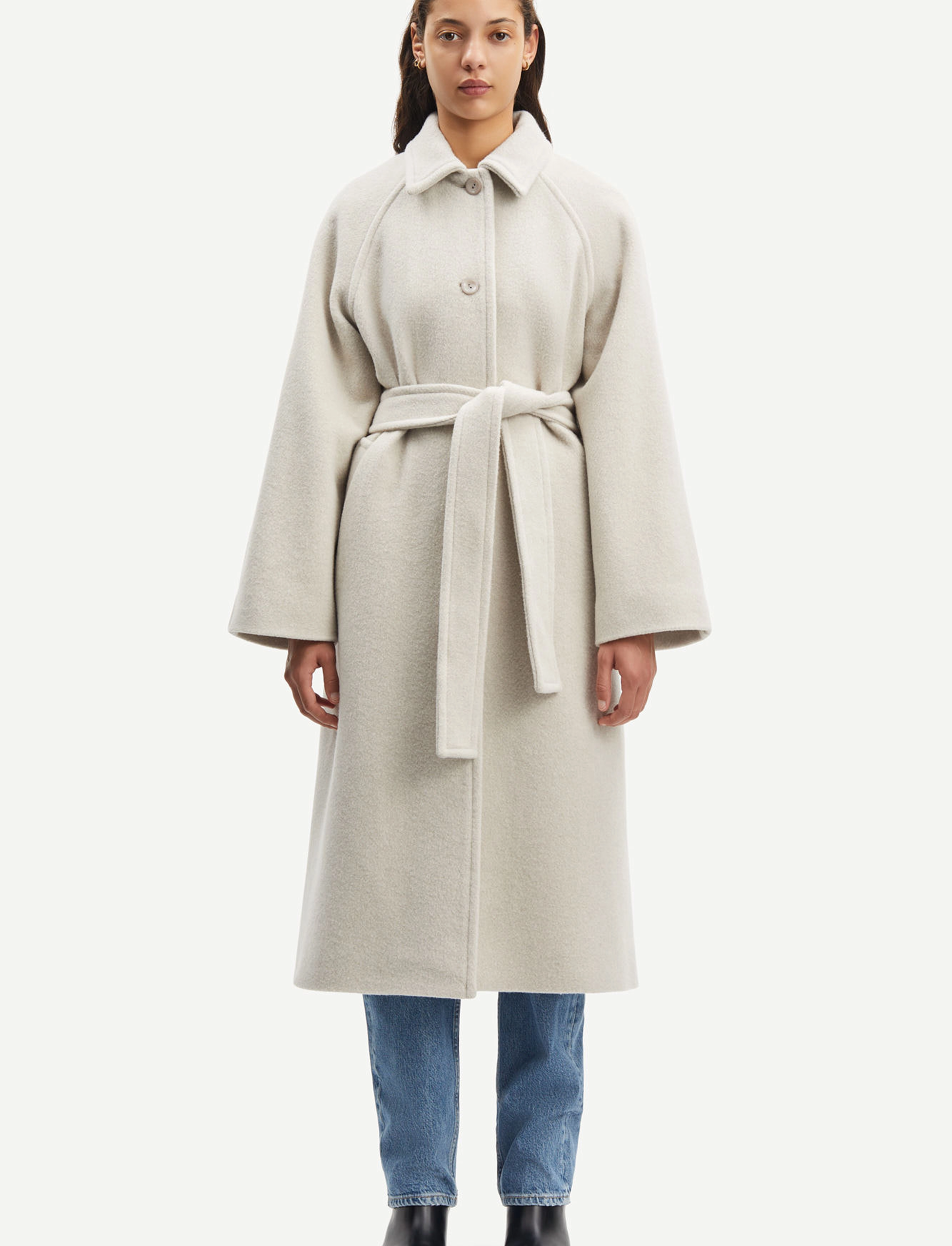 Samsøe Samsøe - Afra coat 15037 - arctic wolf - 4