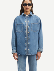 Samsøe Samsøe - Eleanor shirt 15060 - jeansblouses - blue moon - 0