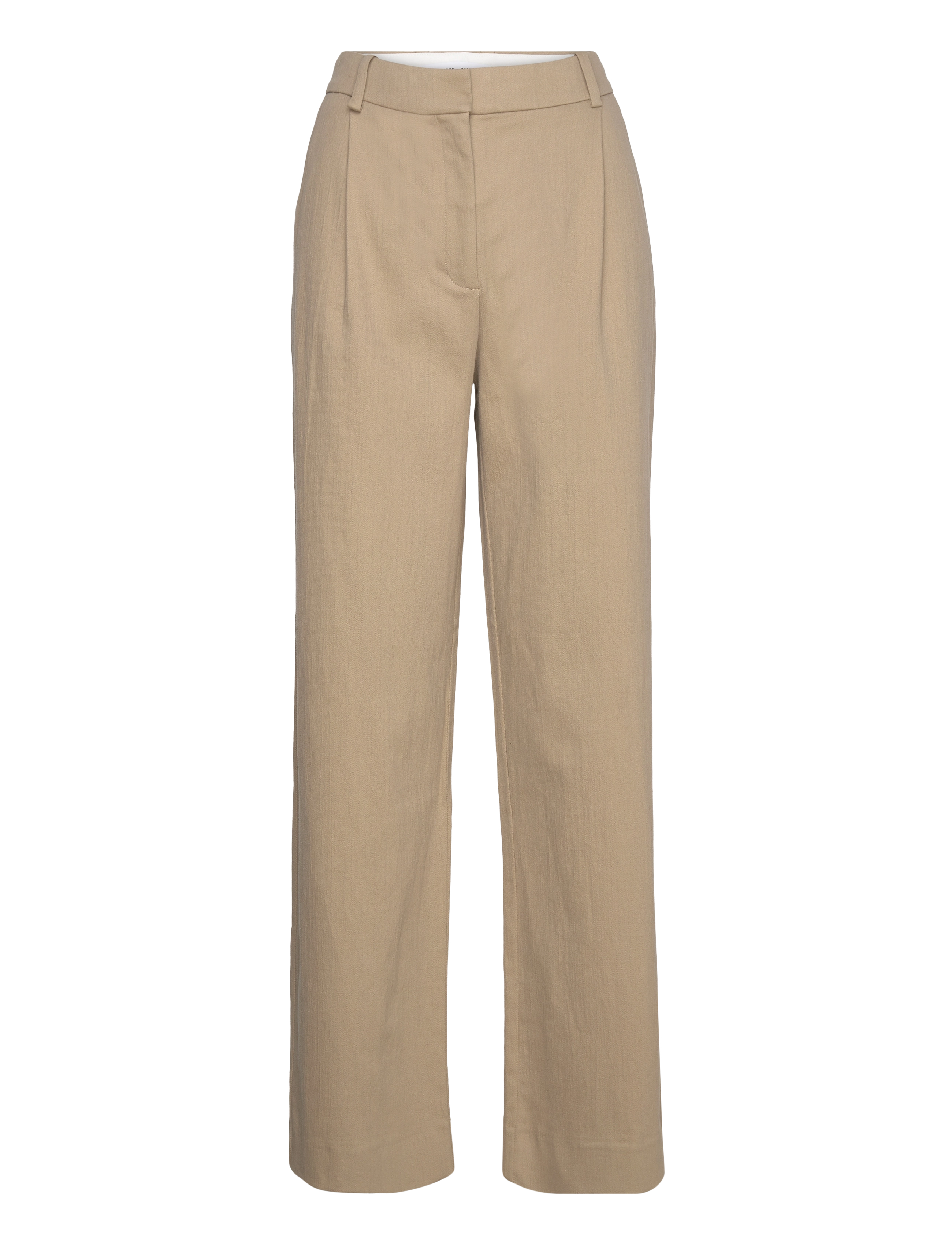 Samsøe Samsøe Saagneta trousers 15127 - Kläder - CHINCHILLA / beige
