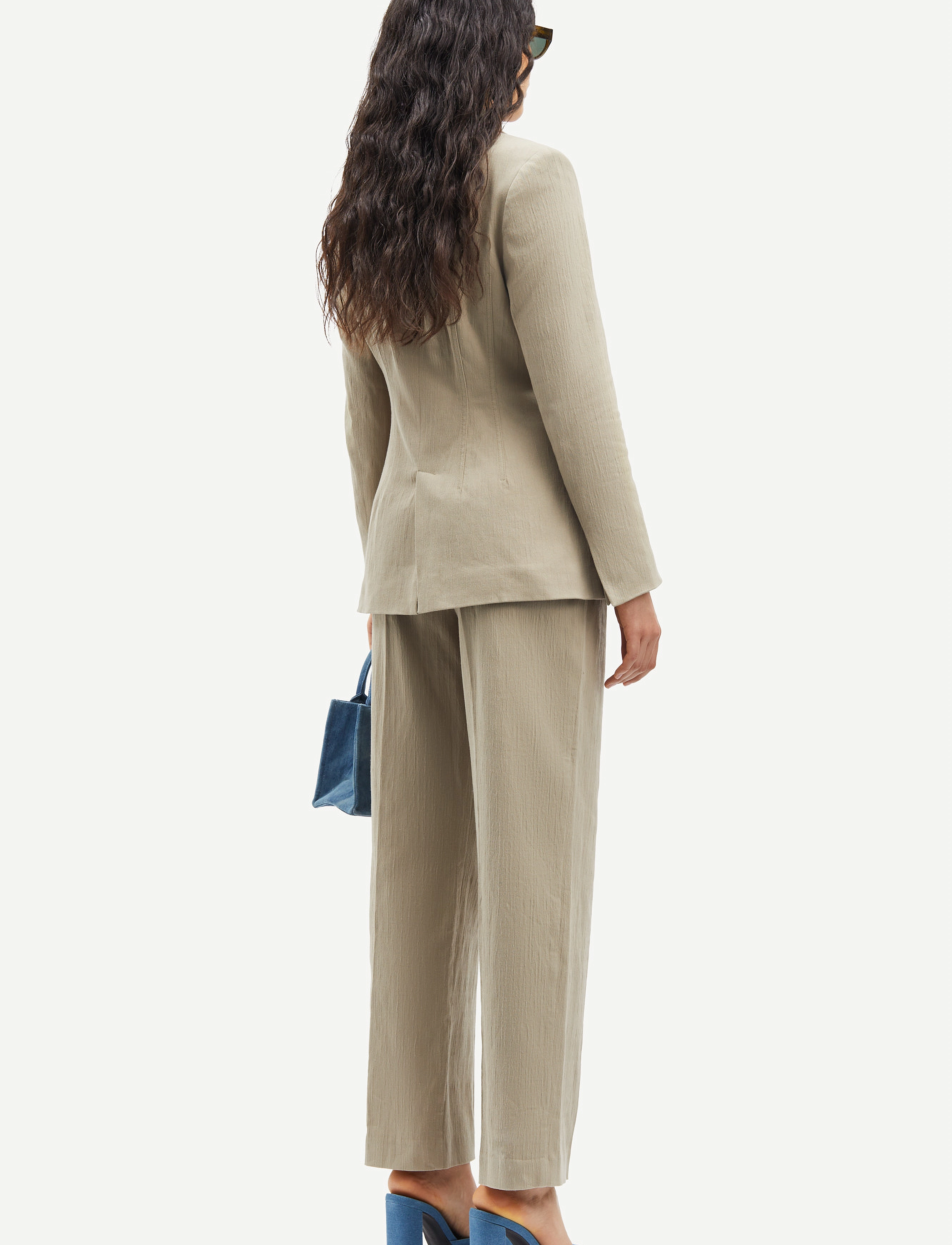 Samsøe Samsøe - Saagneta trousers 15127 - chinchilla - 3