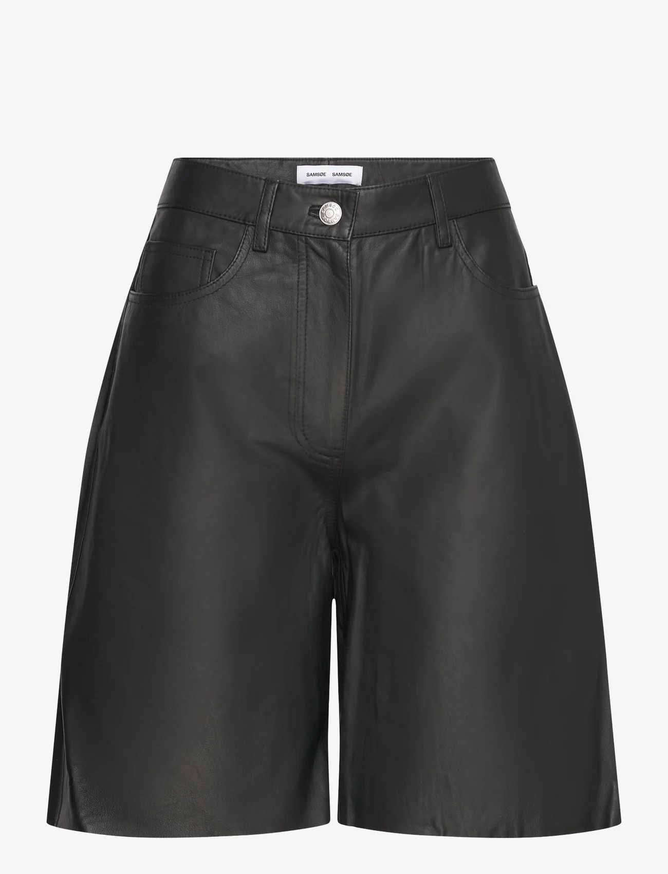 Samsøe Samsøe - Sashelly shorts 15125 - leren shorts - black - 1