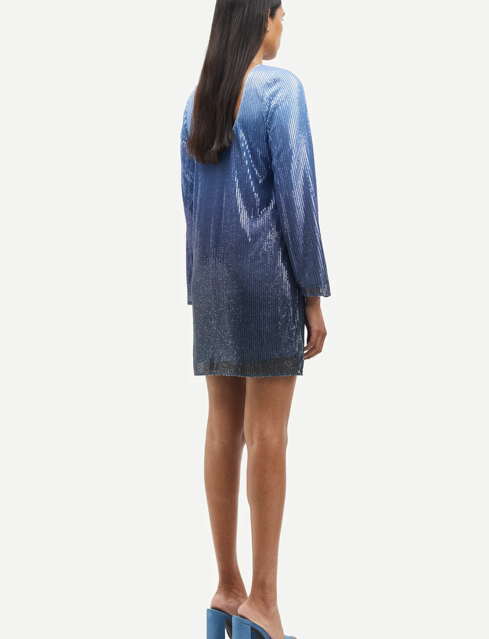Samsøe Samsøe - Savida dress 15160 - paljettklänningar - ombre heron - 3