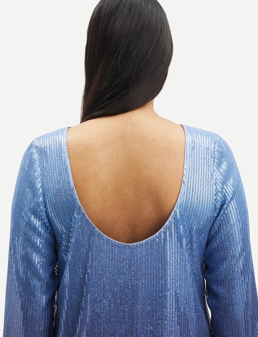 Samsøe Samsøe - Savida dress 15160 - paljettklänningar - ombre heron - 4