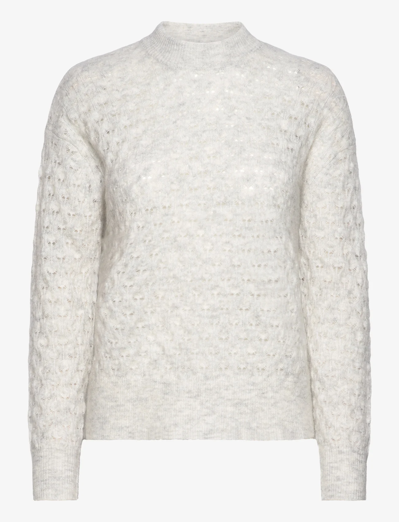 Samsøe Samsøe - Saanour Pointelle Sweater 7355 - pullover - white mel. - 0