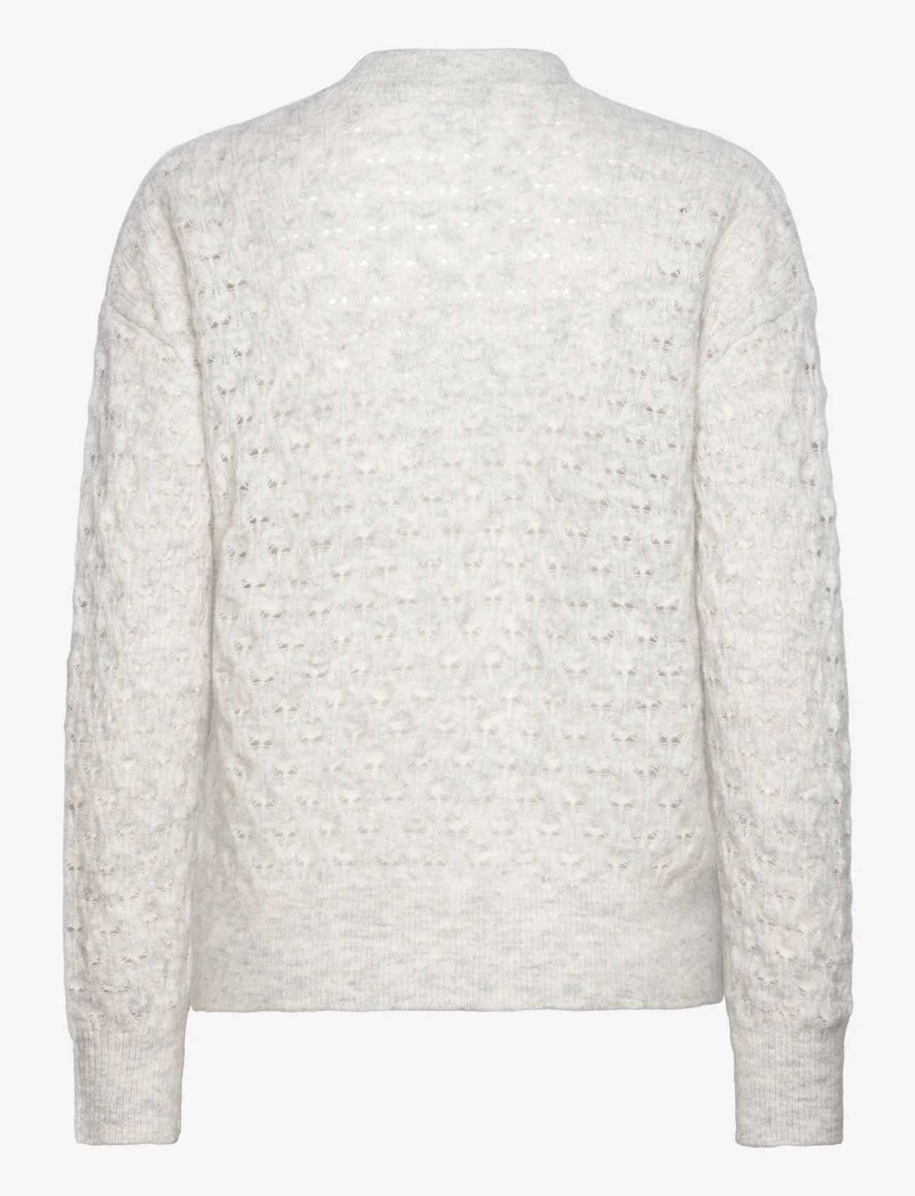 Samsøe Samsøe - Saanour Pointelle Sweater 7355 - pullover - white mel. - 1