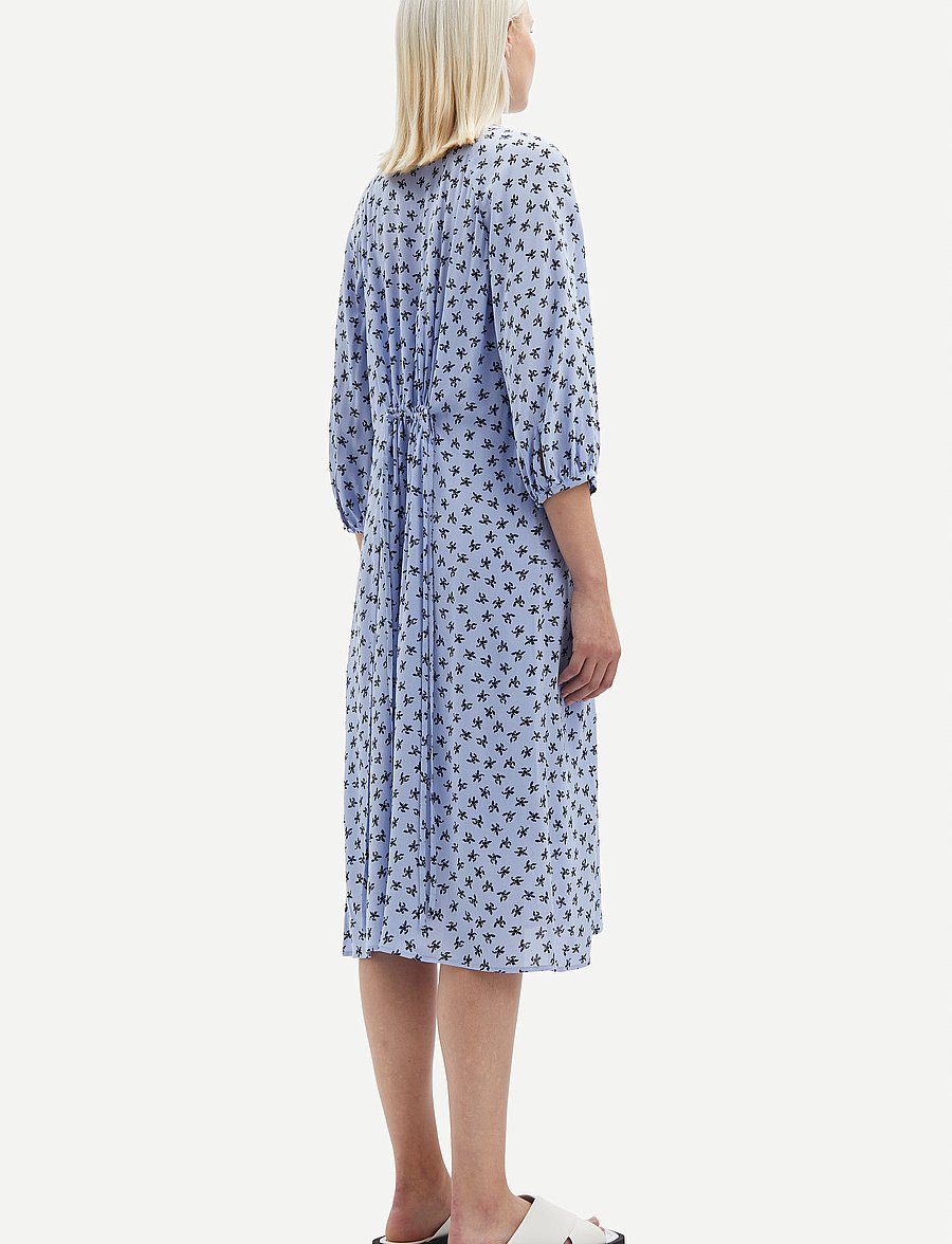 Samsøe Samsøe - Saselma dress 15154 - sommarklänningar - orchid heron - 4