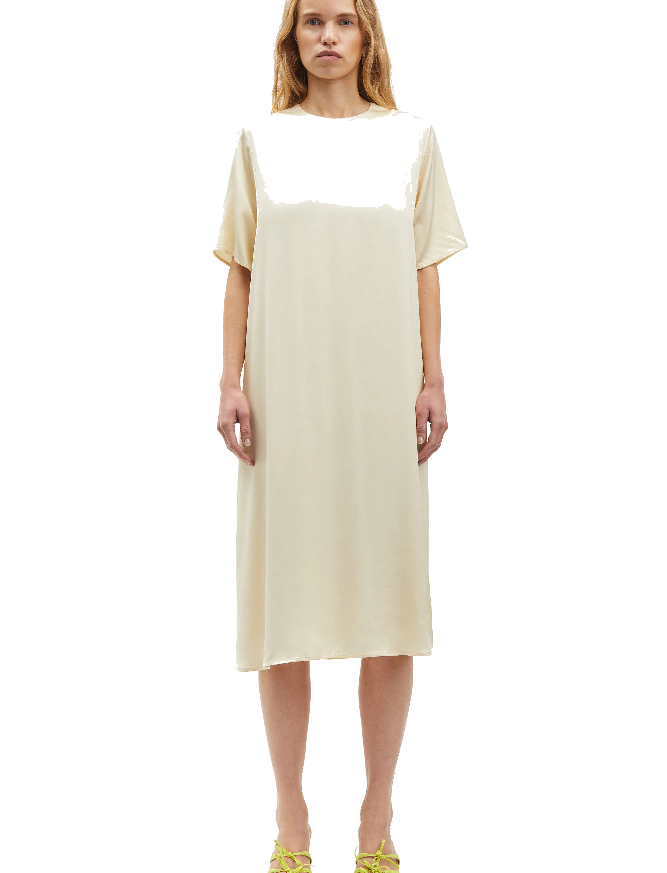 Samsøe Samsøe Sadenise dress 14905 - Kjoler - ALMOND OIL / yellow