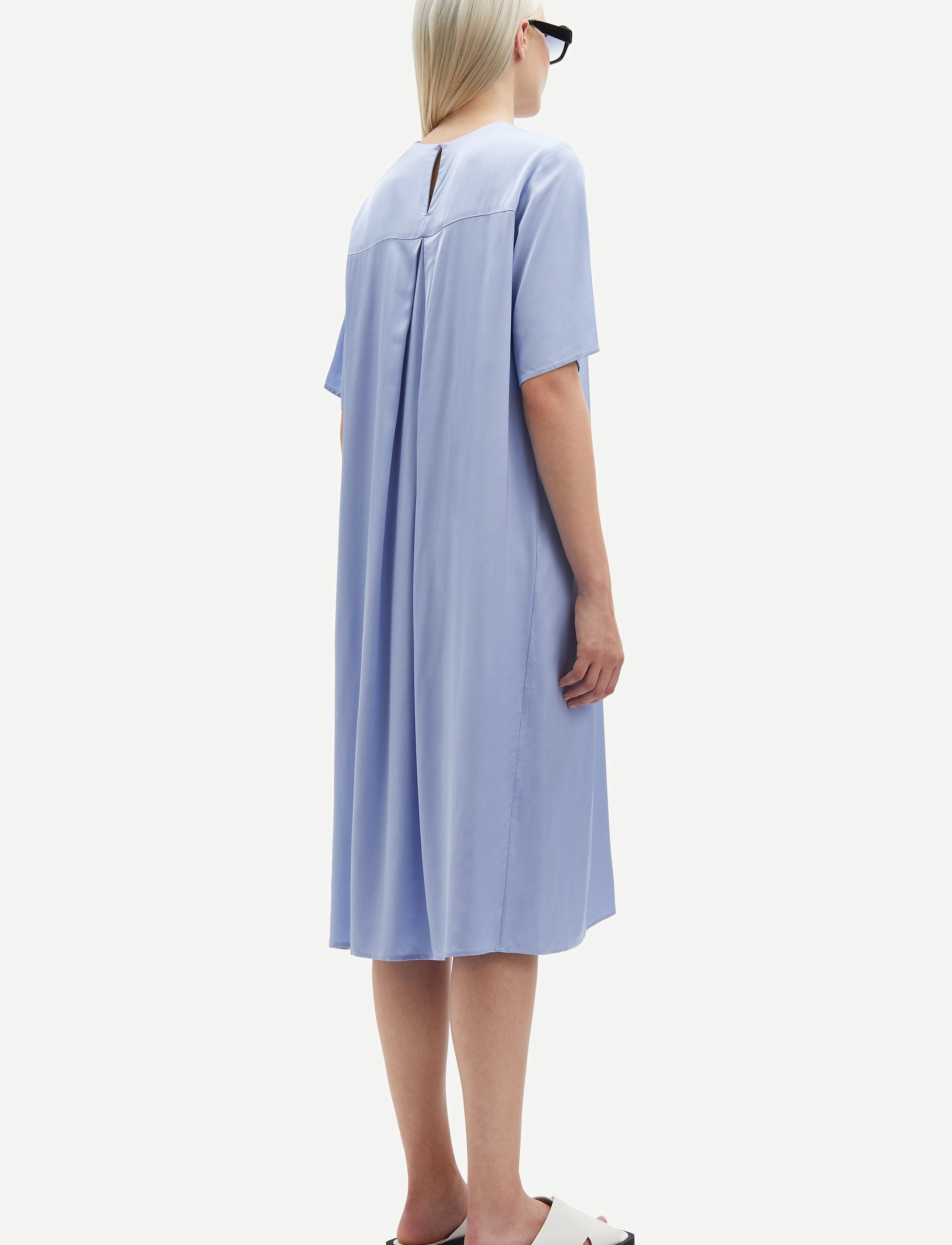 Samsøe Samsøe - Sadenise dress 14905 - t-shirtkjoler - blue heron - 3