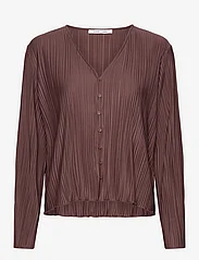 Samsøe Samsøe - Sauma blouse 10167 - langärmlige blusen - brown stone - 0