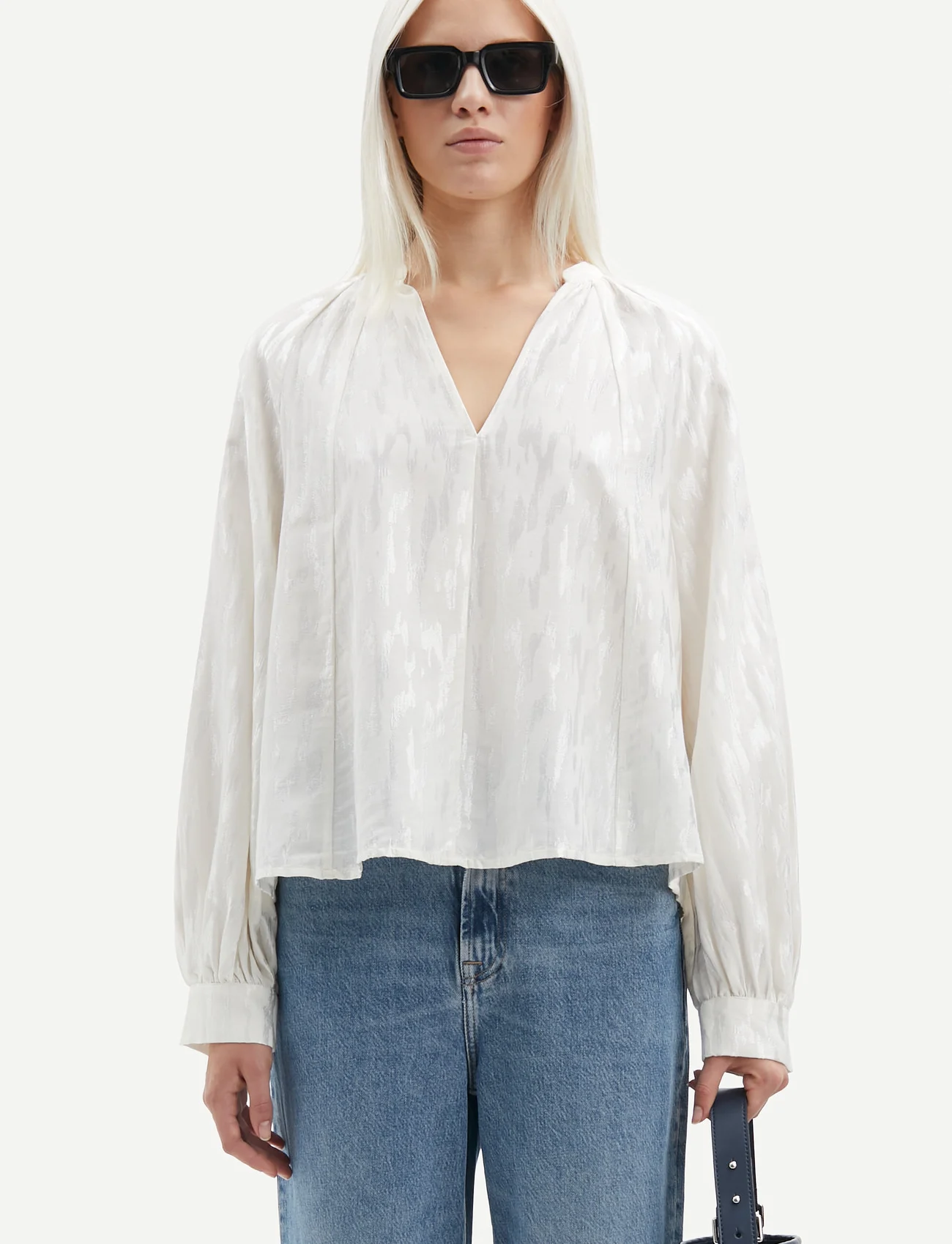 Samsøe Samsøe - Savera blouse 15042 - blouses à manches longues - solitary star - 0