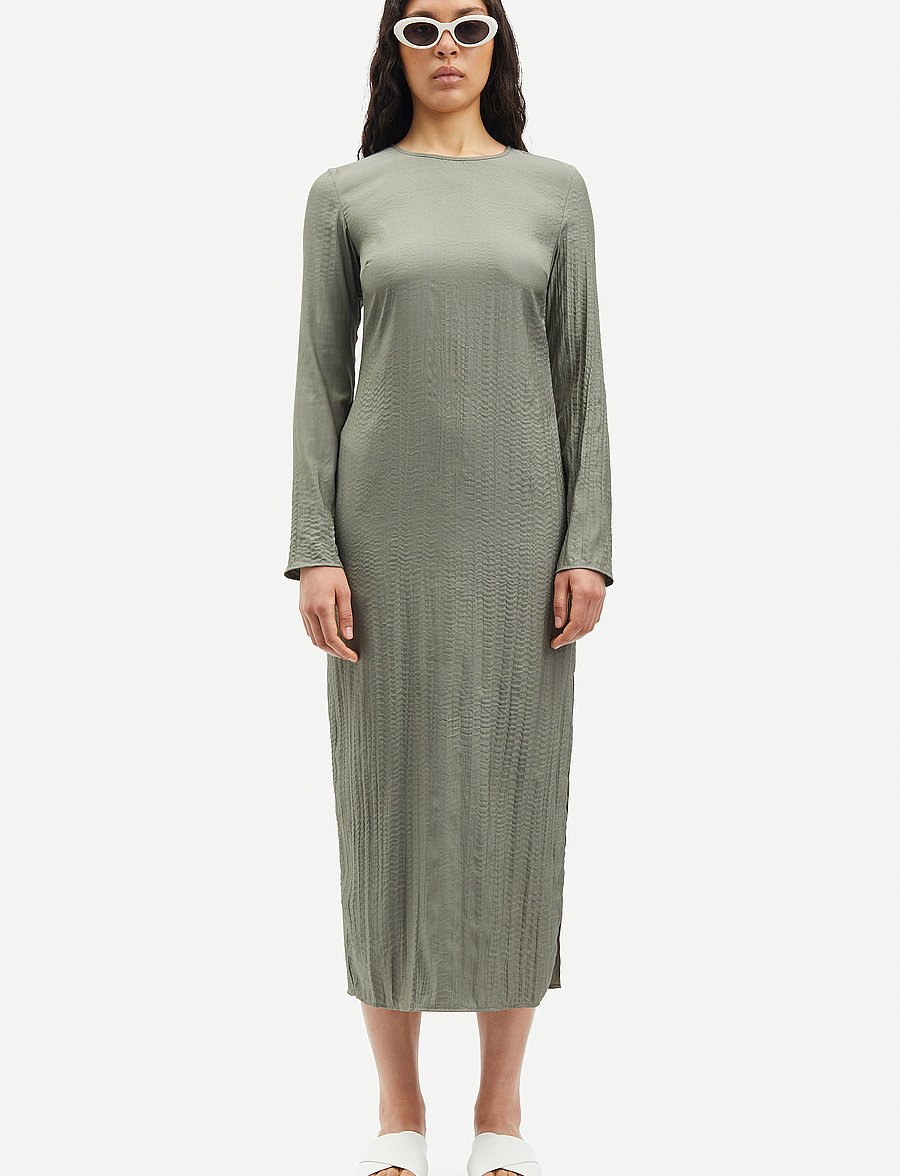 Samsøe Samsøe - Saisabel dress 15158 - midikleider - dusty olive - 0