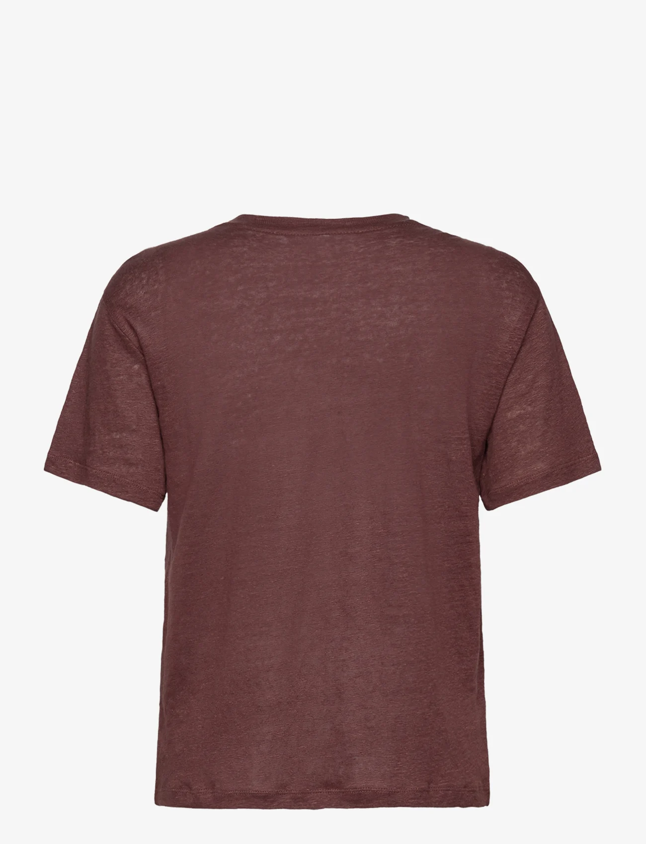 Samsøe Samsøe - Sakayla t-shirt 15202 - t-shirts - brown stone - 1