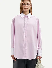 Samsøe Samsøe - Salovas shirt 13072 - long-sleeved shirts - lilac snow - 0