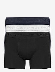 Samsøe Samsøe - Trunk 3-pack 3702 - ziemeļvalstu stils - black/blue/grey mel. - 0