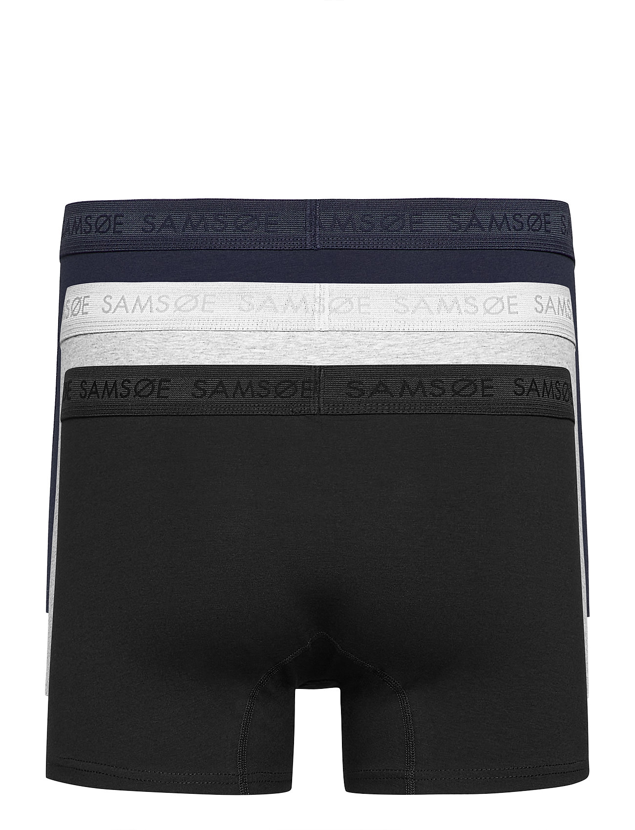 Samsøe Samsøe - Trunk 3-pack 3702 - ziemeļvalstu stils - black/blue/grey mel. - 5