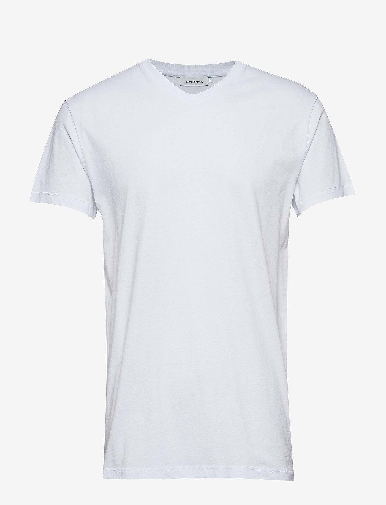 Samsøe Samsøe - Kronos v-n t-shirt 273 - podstawowe koszulki - white - 0