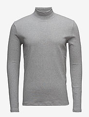 Samsøe Samsøe - Merkur t-n ls 200 - laisvalaikio marškinėliai - light grey mel. - 0
