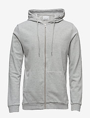 Samsøe Samsøe - Enno zip hoodie 7057 - hoodies - light grey mel. - 0