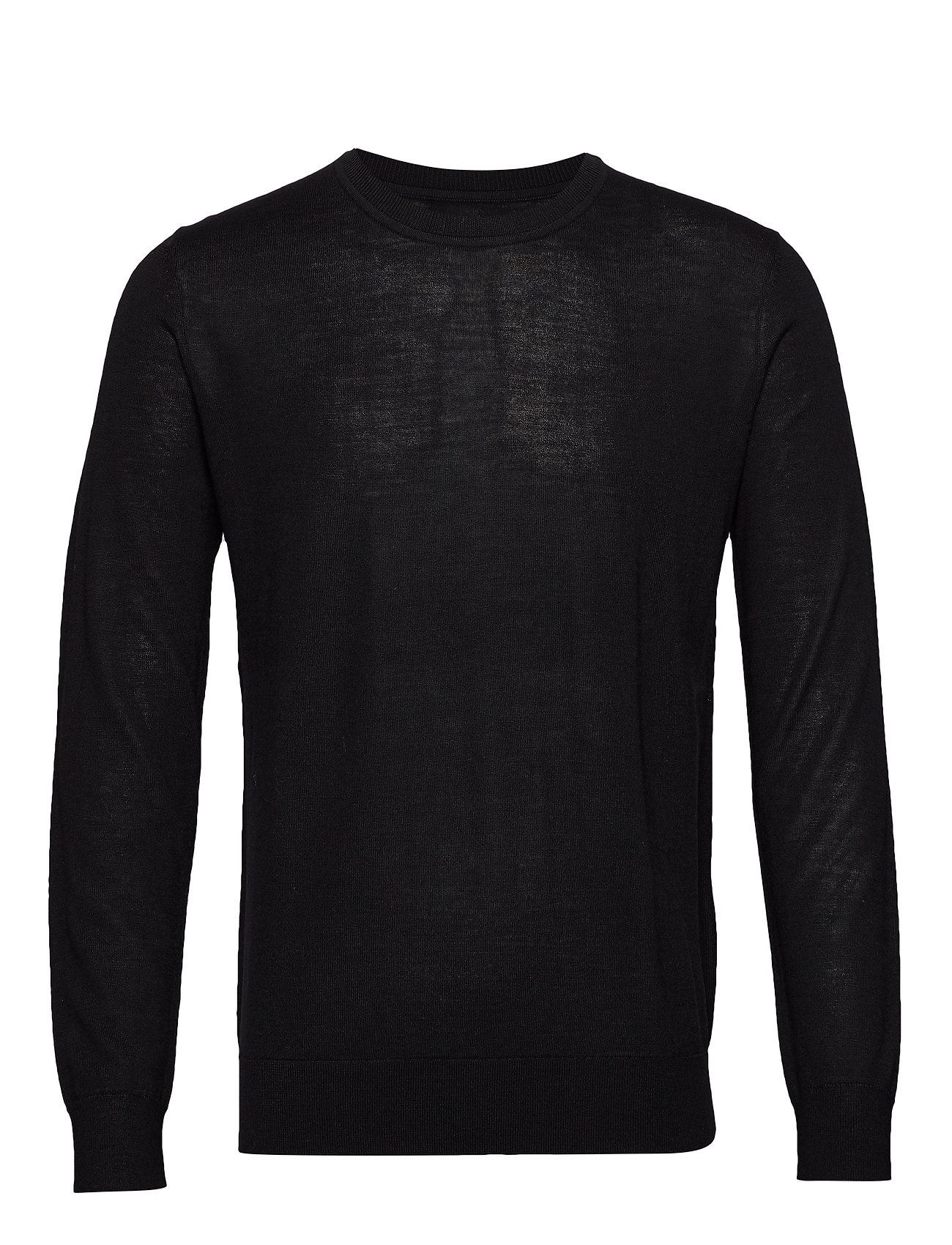Samsøe Samsøe - Flemming crew neck 3111 - basic skjortor - black - 0