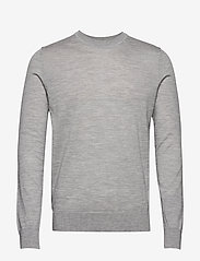 Samsøe Samsøe - Flemming crew neck 3111 - basic overhemden - grey mel. - 0