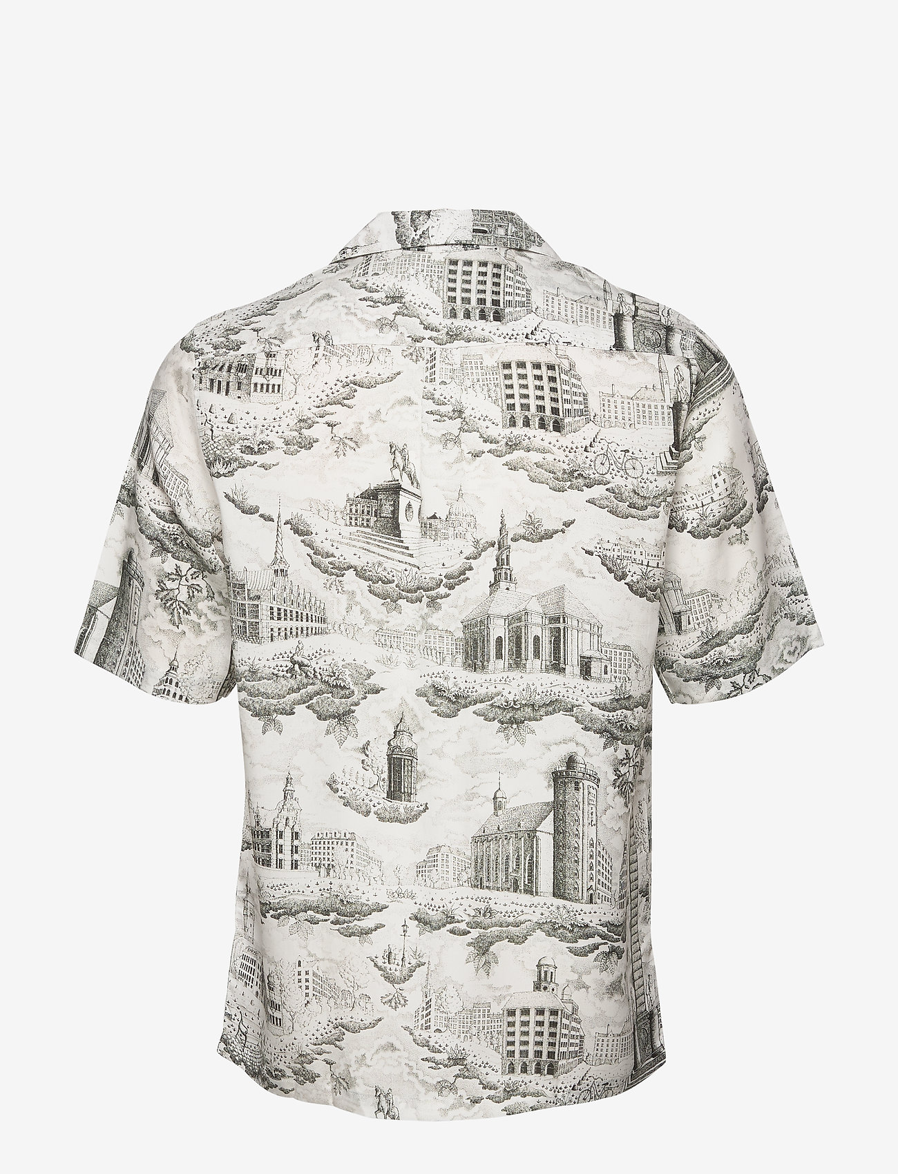 Samsøe Samsøe - Oscar AX shirt aop 10527 - city of towers cream - 1