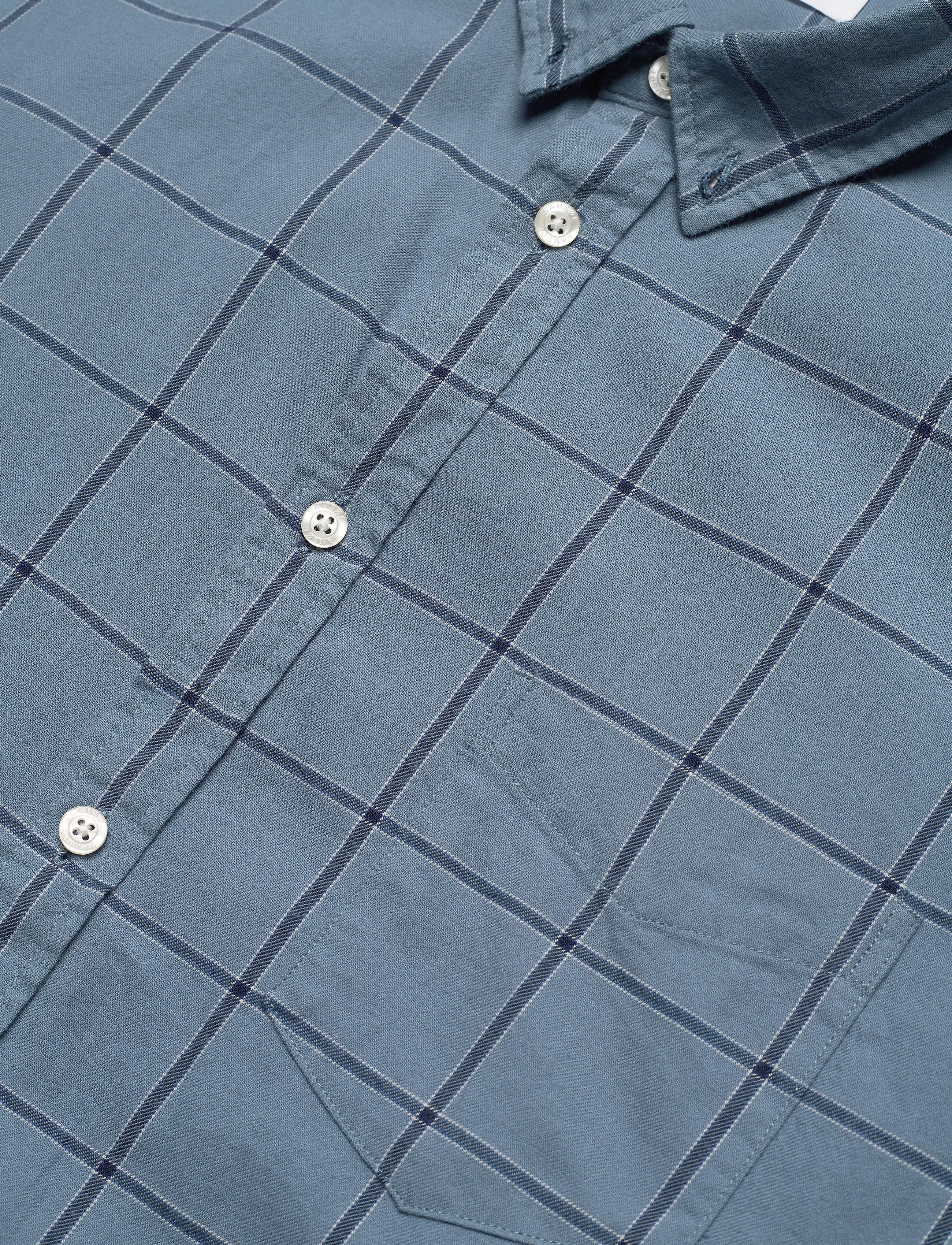 Samsøe Samsøe - Liam BA shirt 11377 - blue mirage ch. - 3