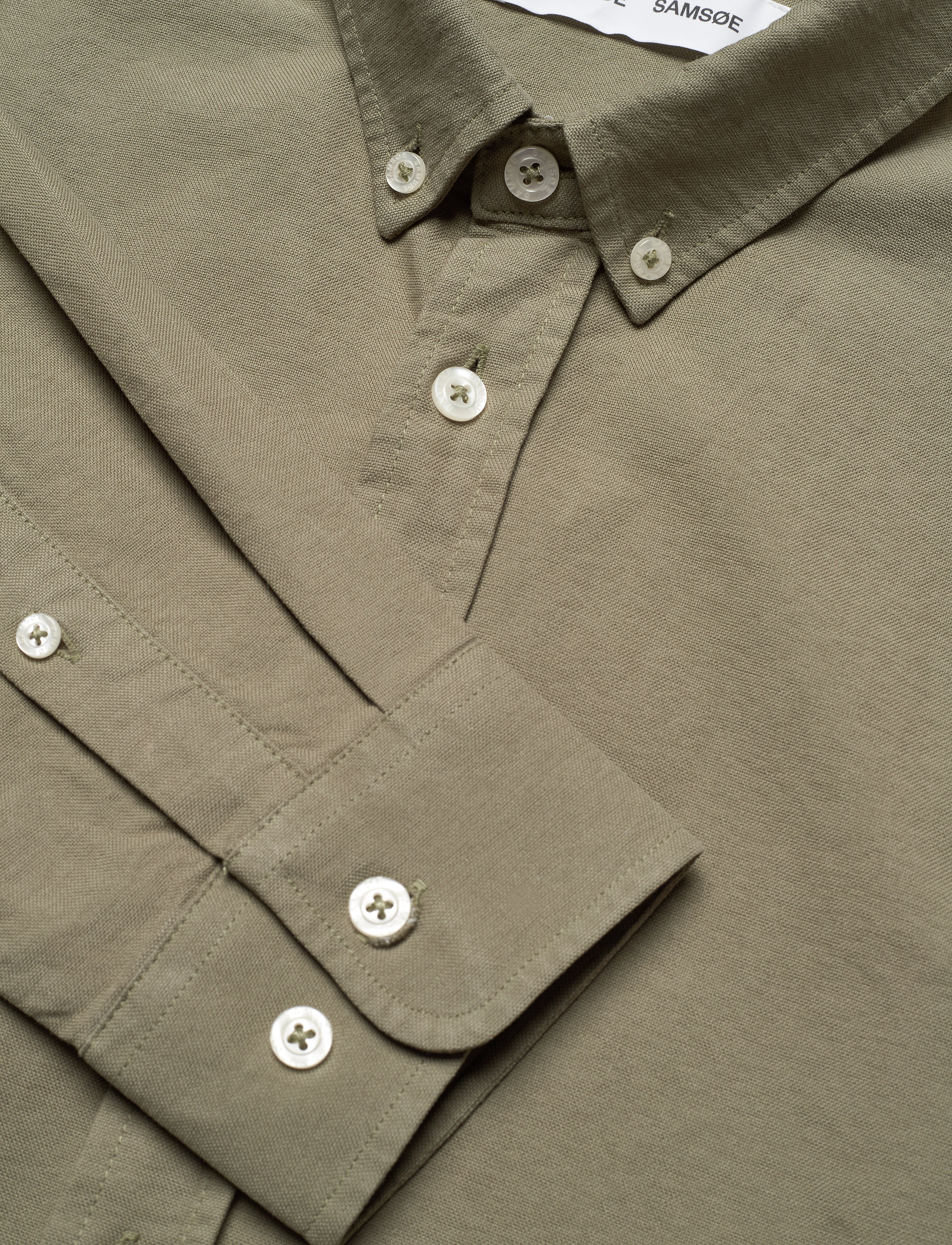 Samsøe Samsøe - Liam BX shirt 11389 - deep lichen green - 3