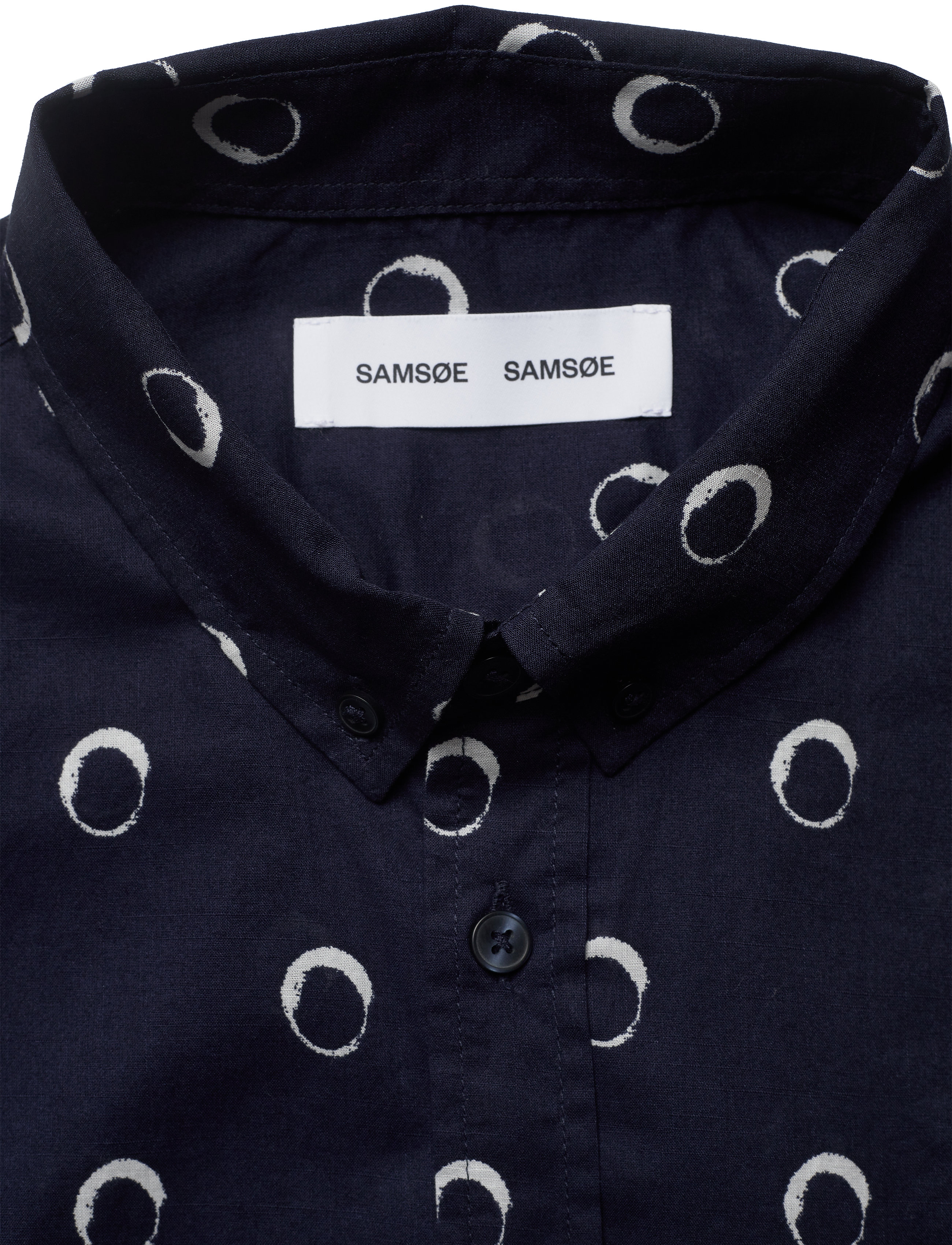 Samsøe Samsøe - Vento BA shirt aop 11515 - night sky dot - 2