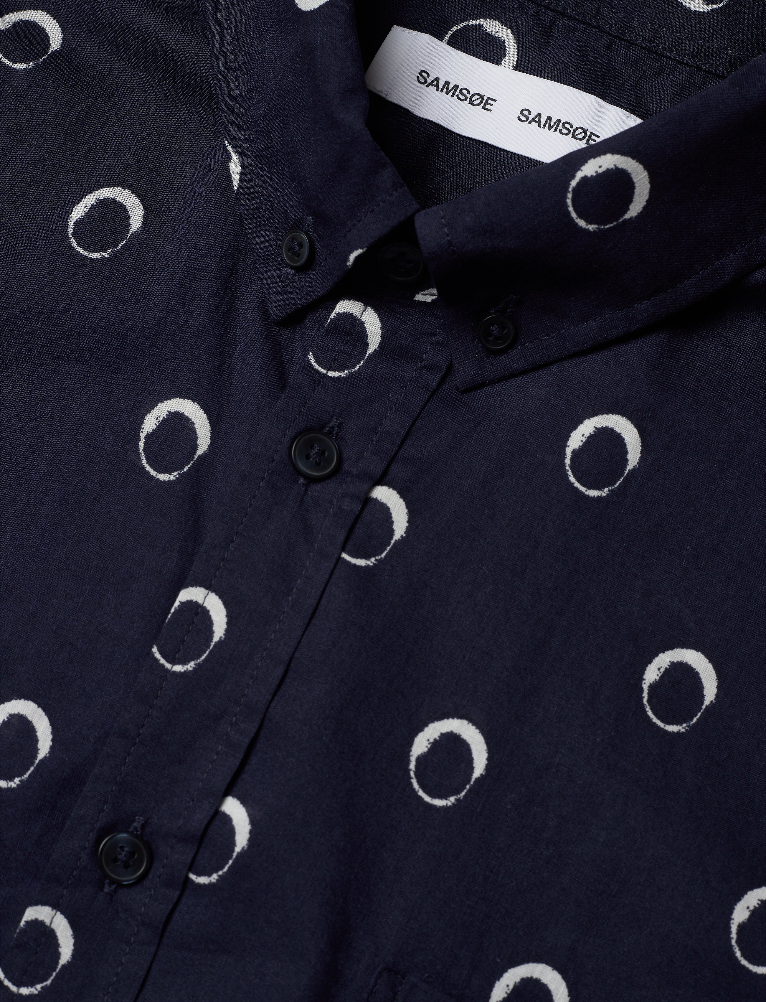 Samsøe Samsøe - Vento BA shirt aop 11515 - night sky dot - 3