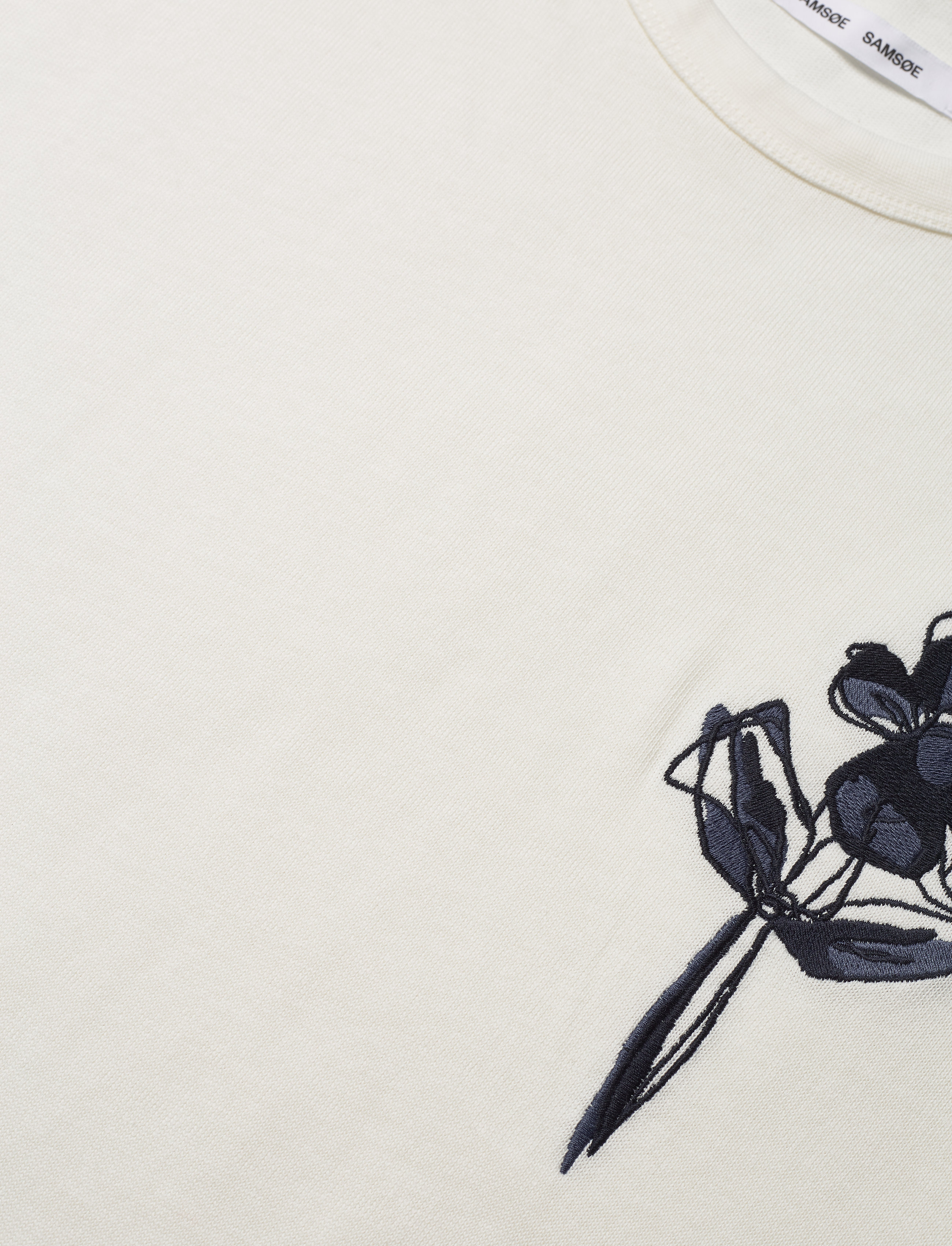 Samsøe Samsøe - Tasso t-shirt 11324 - lily white - 2
