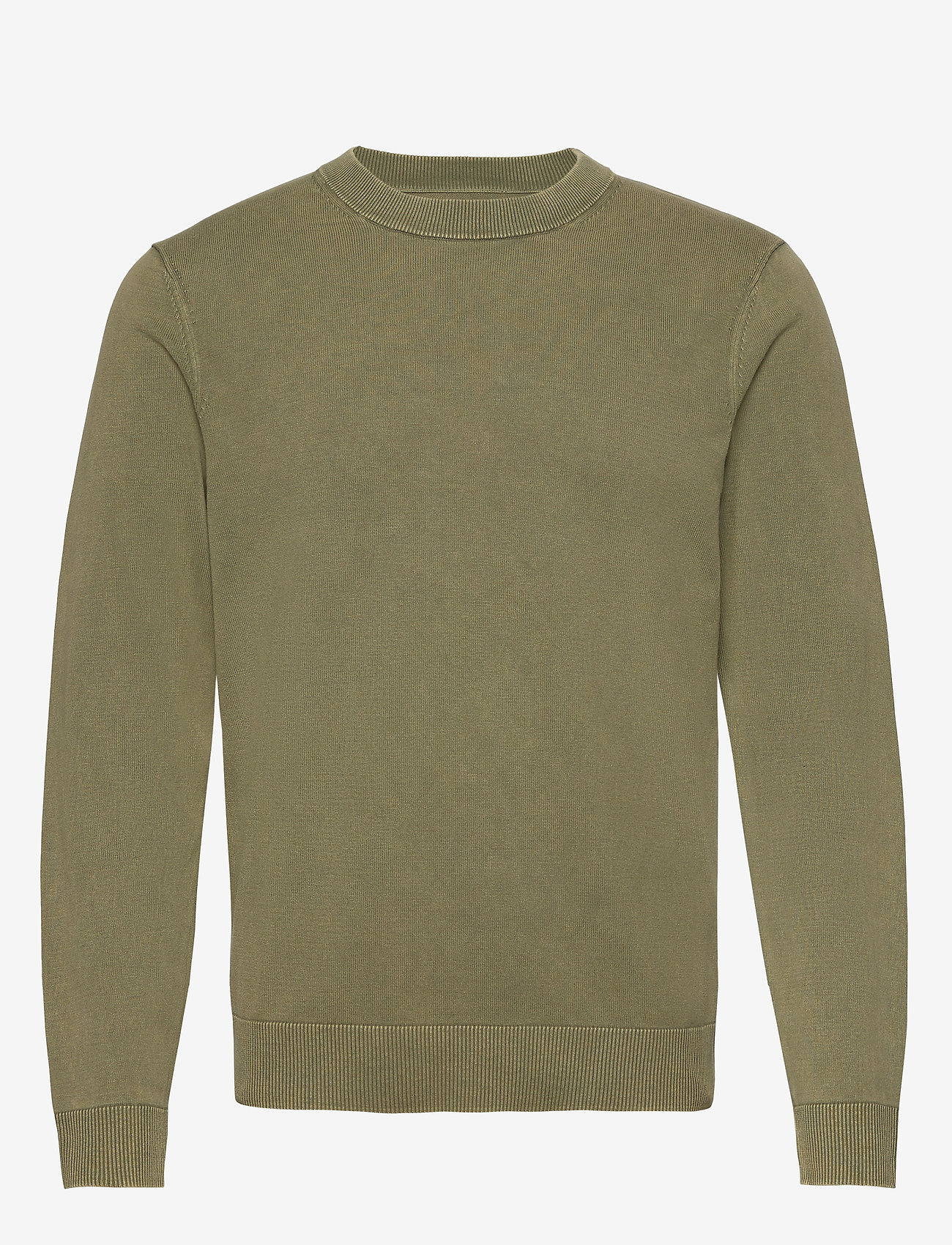 Ferris crew neck 11514 - DEEP LICHEN GREEN