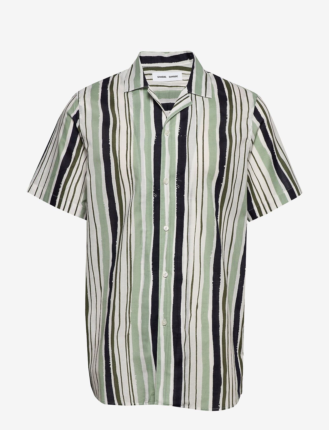 Samsøe Samsøe - Einar SX shirt aop 11515 - frosty green st - 0