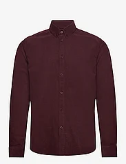 Samsøe Samsøe - Liam BX shirt 10504 - basic krekli - red mahogany - 0
