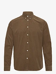 Samsøe Samsøe - Liam BX shirt 10504 - kordfløyelsskjorter - stone gray - 0