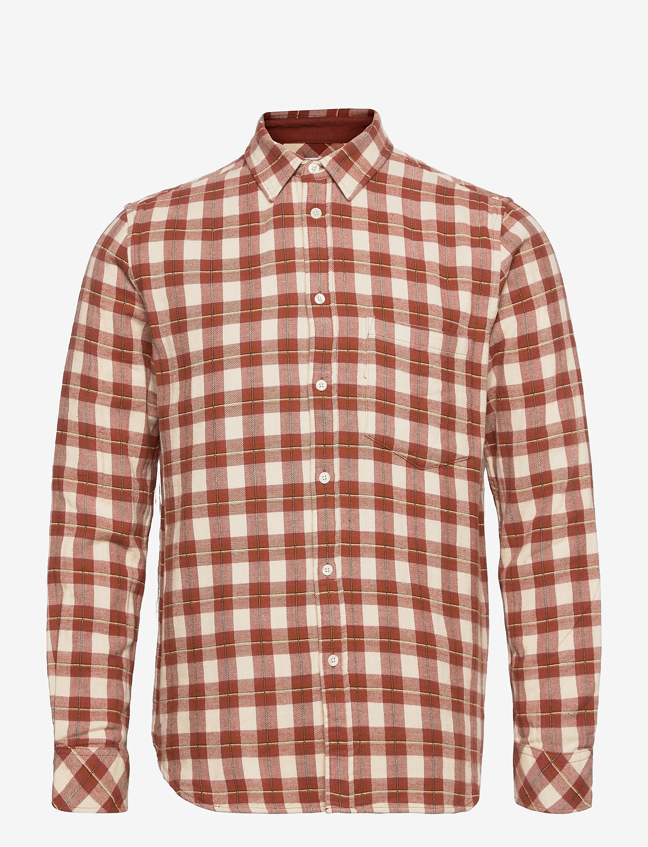 Samsøe Samsøe - Liam NP shirt 12961 - brandy brown ch. - 0