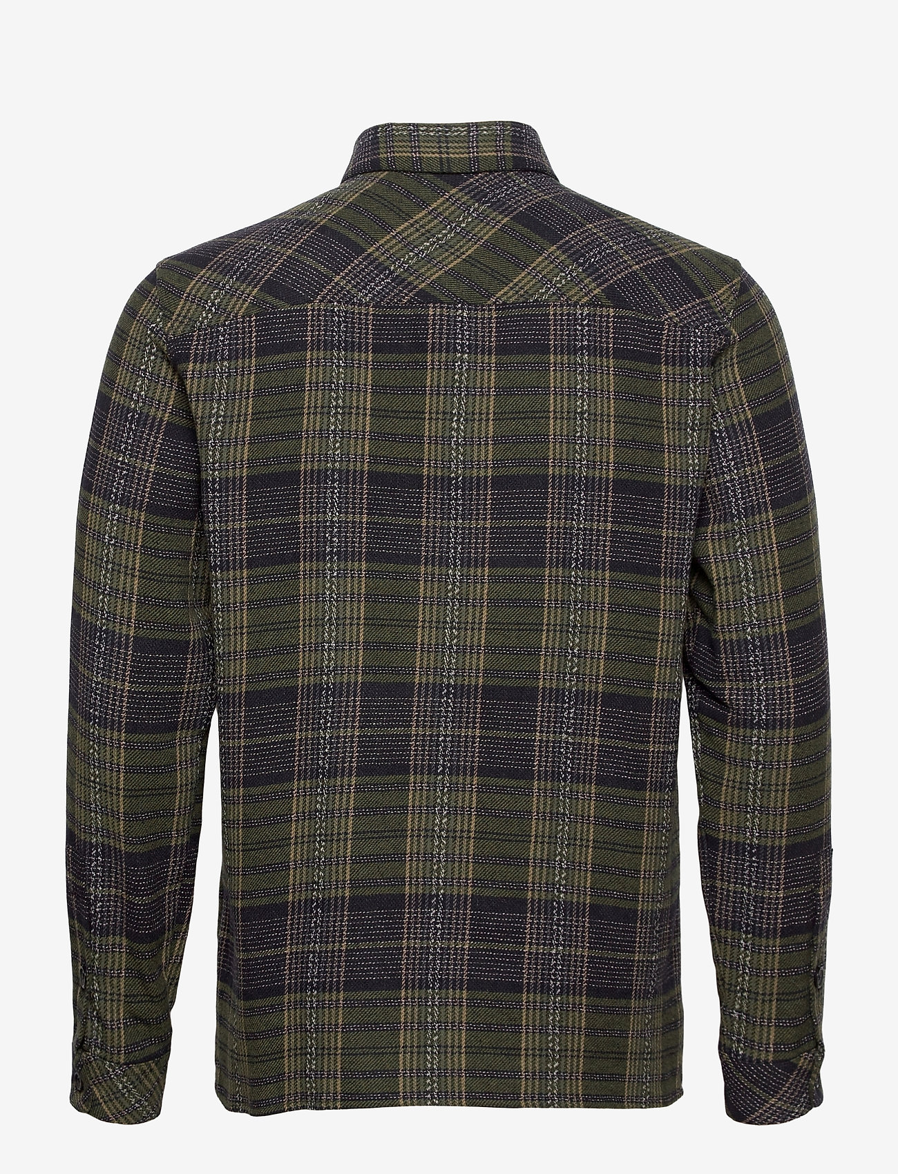 Samsøe Samsøe - Waltones O overshirt 13042 - kambu green ch. - 1
