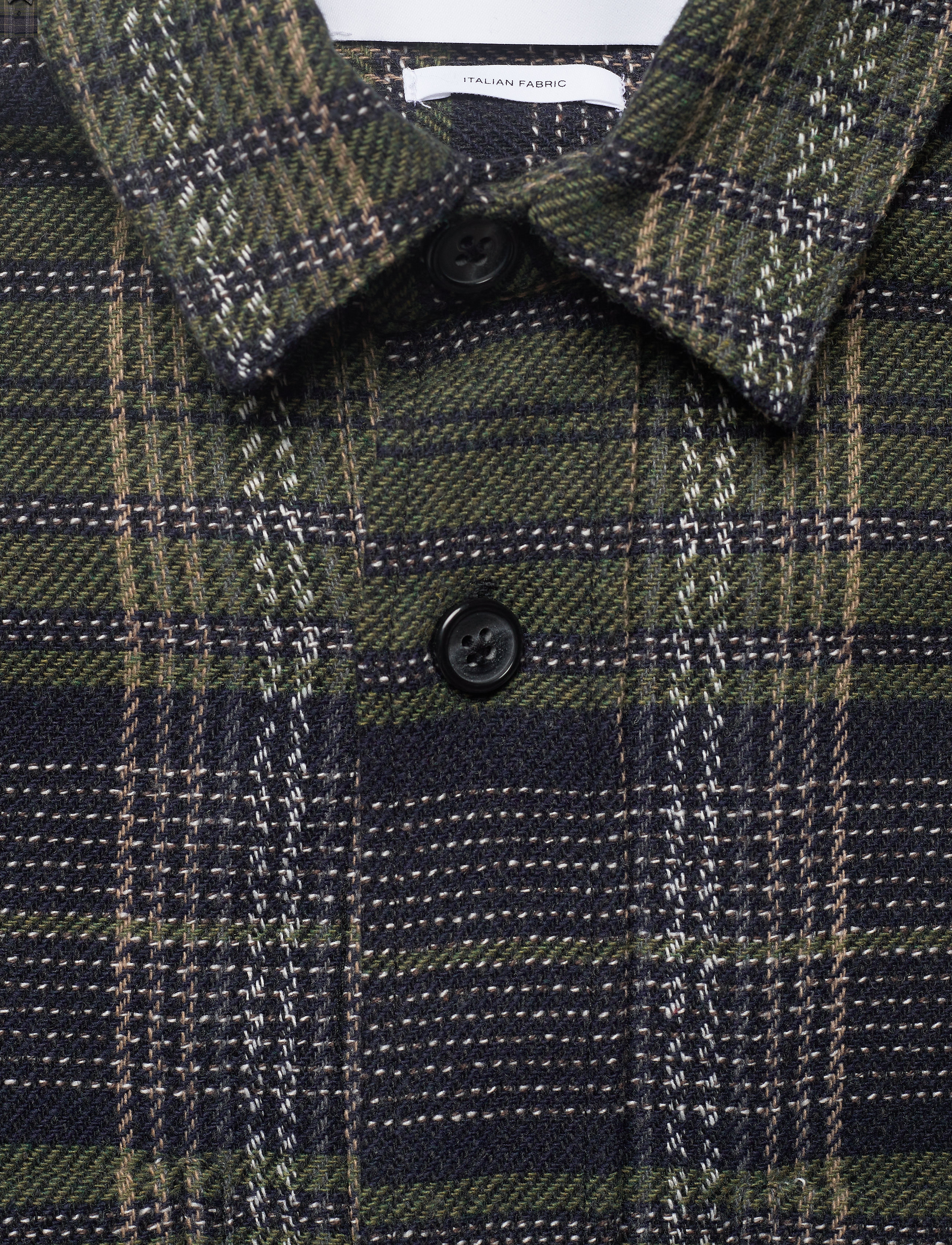 Samsøe Samsøe - Waltones O overshirt 13042 - kambu green ch. - 2