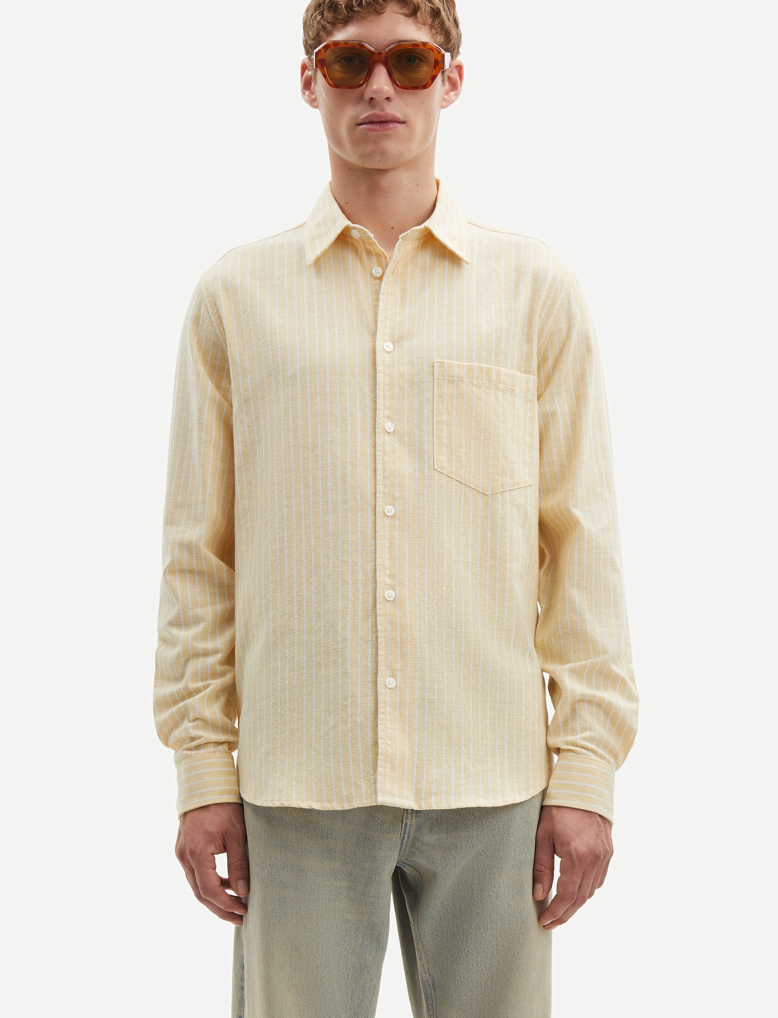 Samsøe Samsøe - Liam FP shirt 14246 - moonstone st. - 2