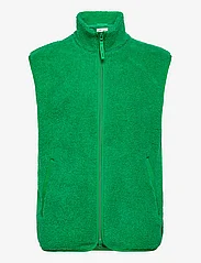 Samsøe Samsøe - Rune zip vest 11734 - sweatshirts - medium green - 0