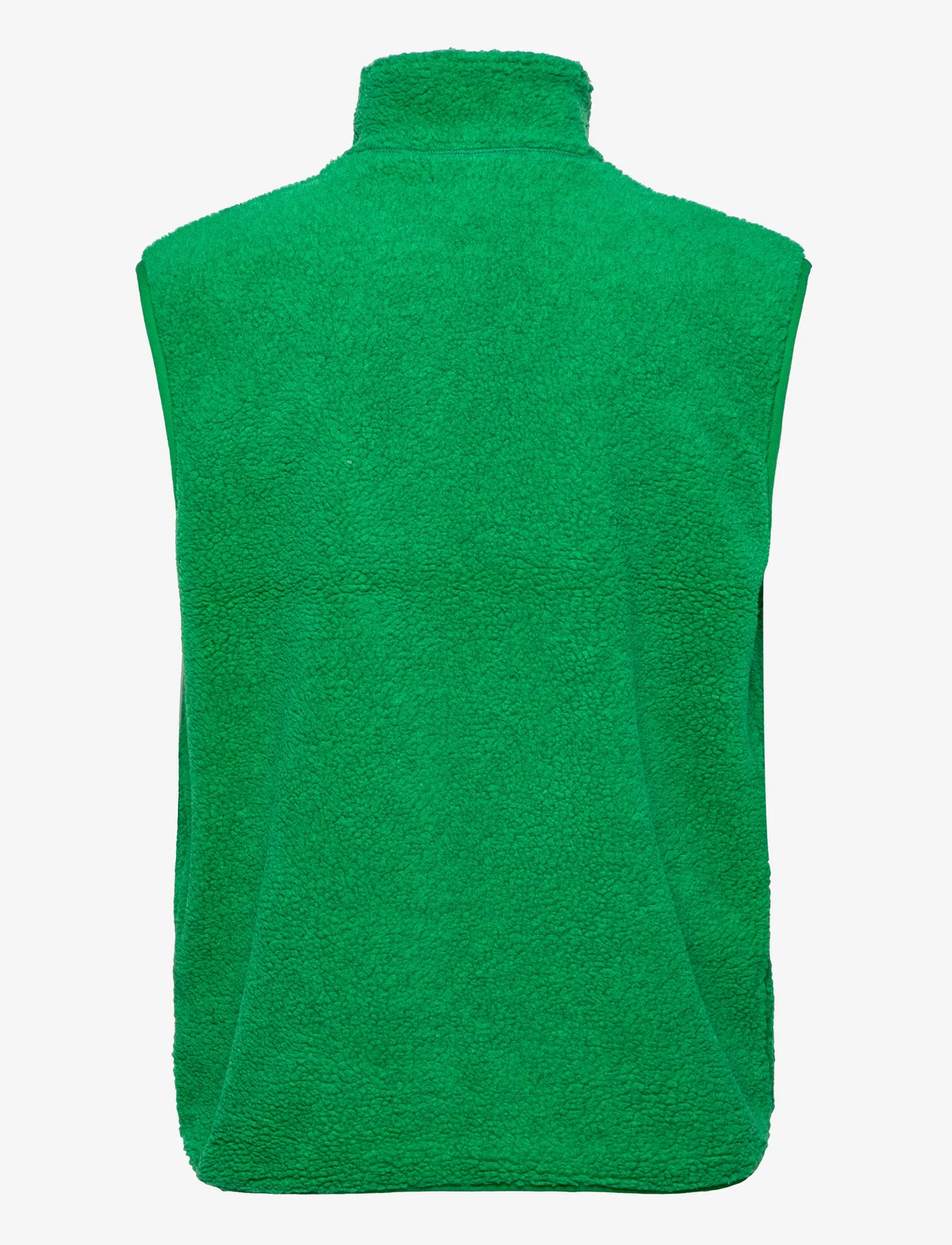 Samsøe Samsøe - Rune zip vest 11734 - sweatshirts - medium green - 1