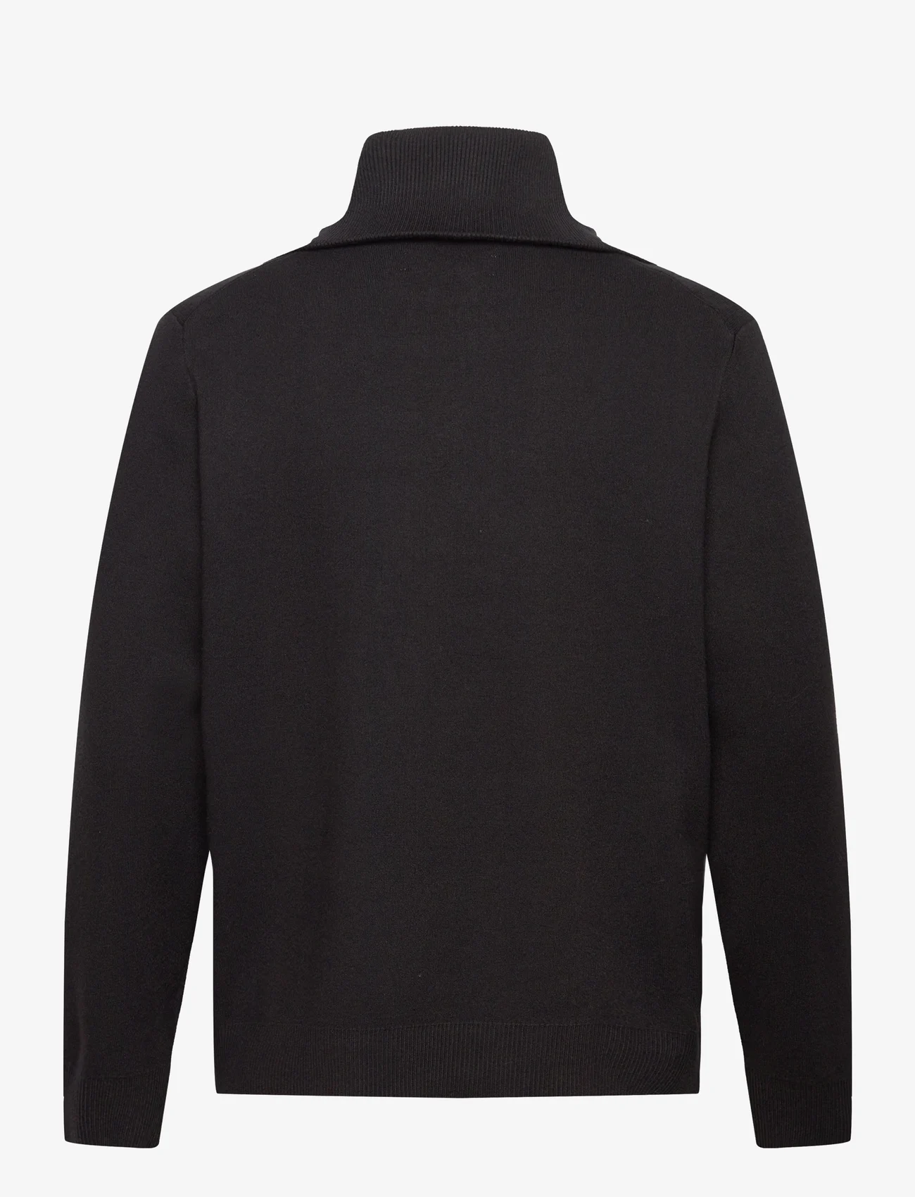 Samsøe Samsøe - Ryder half zip 10490 - podstawowa odzież z dzianiny - black - 1